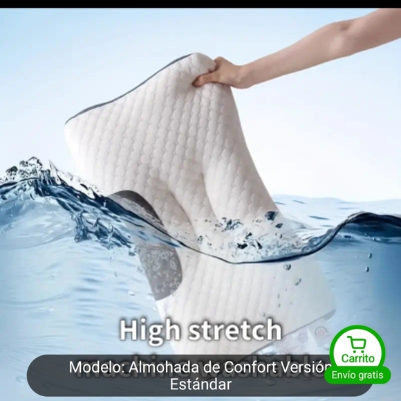 Soft Knit Massage Neck Pillow for Couples - Adjustable Ergonomic Orthopedic Cont - Picture 7 of 13